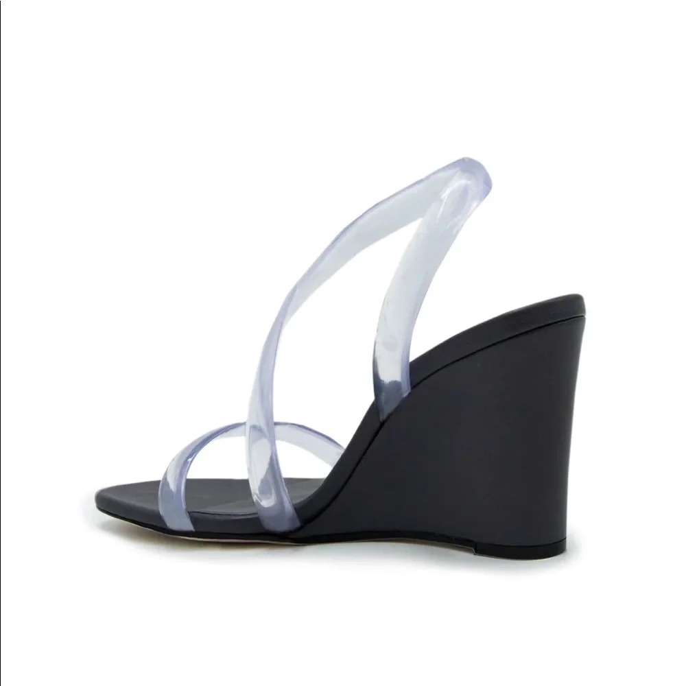 Ilio Smeraldo Claire Rose Wedge Sandal Grey - Picture 3 of 5
